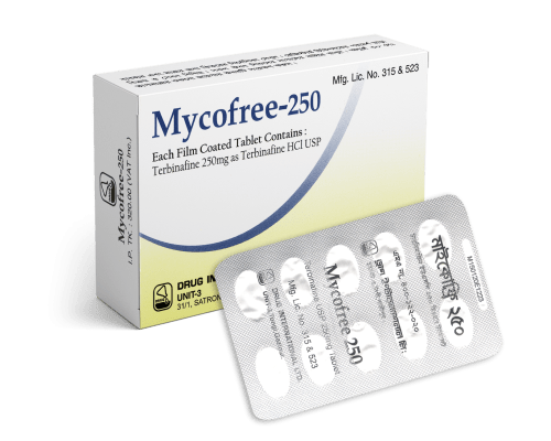 Mycofree 250 mg Tablet per tablet
